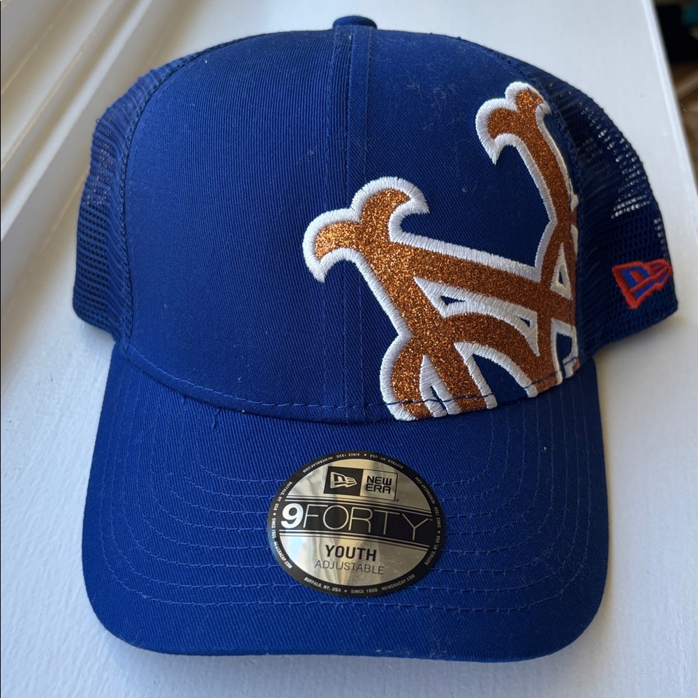 NWT New Era METS Baseball hat with Sparkly Embroidered Logo